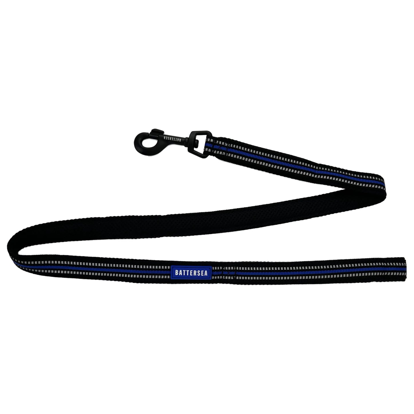 Battersea Reflective Dog Lead Blue 110cm