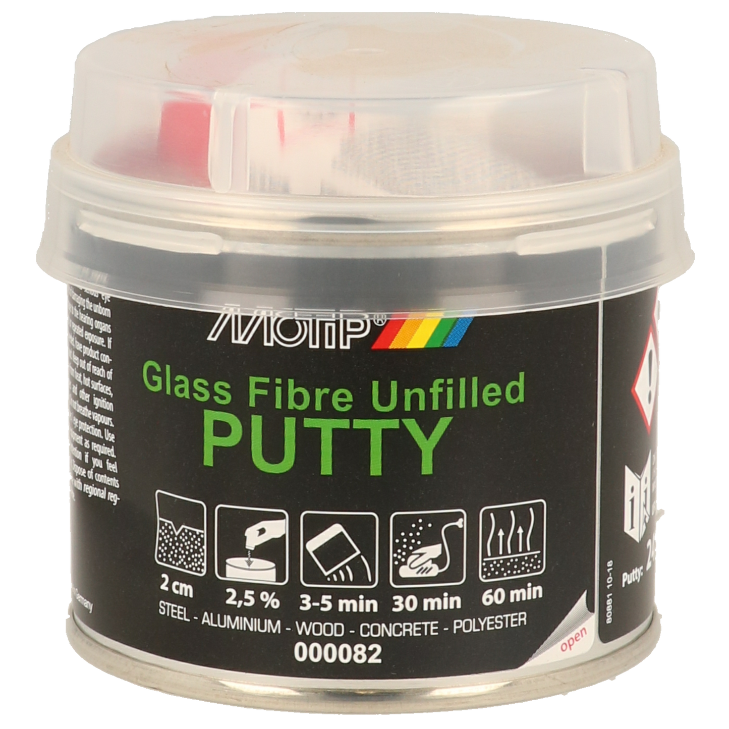 Motip Fibre Putty Unfilled 250 Gr