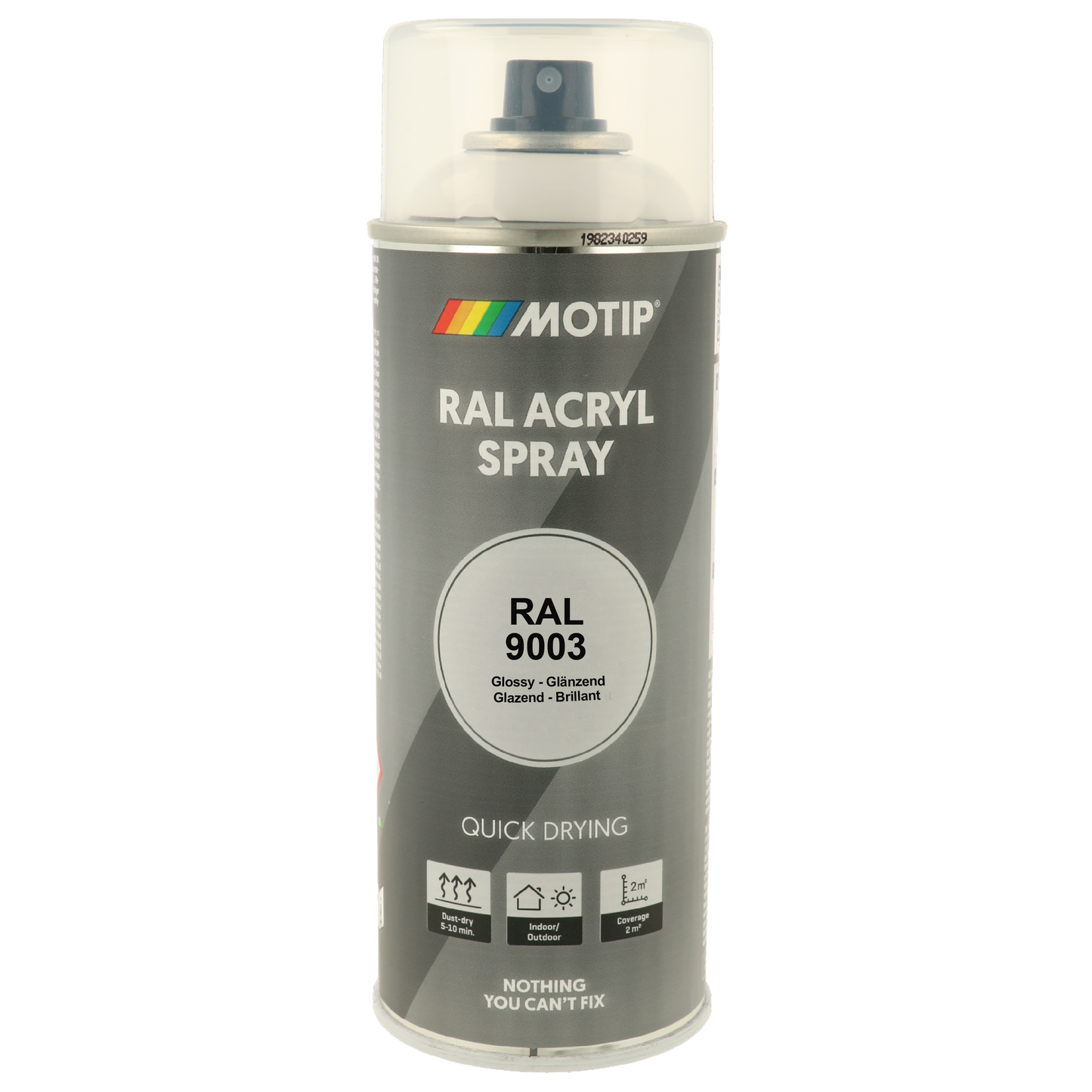 Motip RAL 9003 High Gloss Signal White Spray