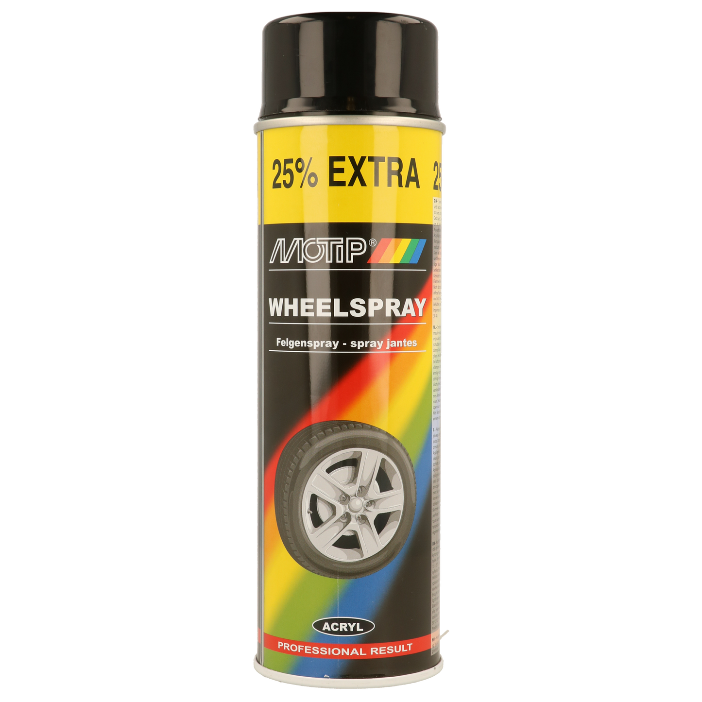 Motip Wheel Black High Gloss Spray 500ml