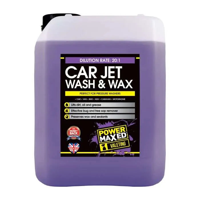 Power Maxed Car Jet Wash & Wax