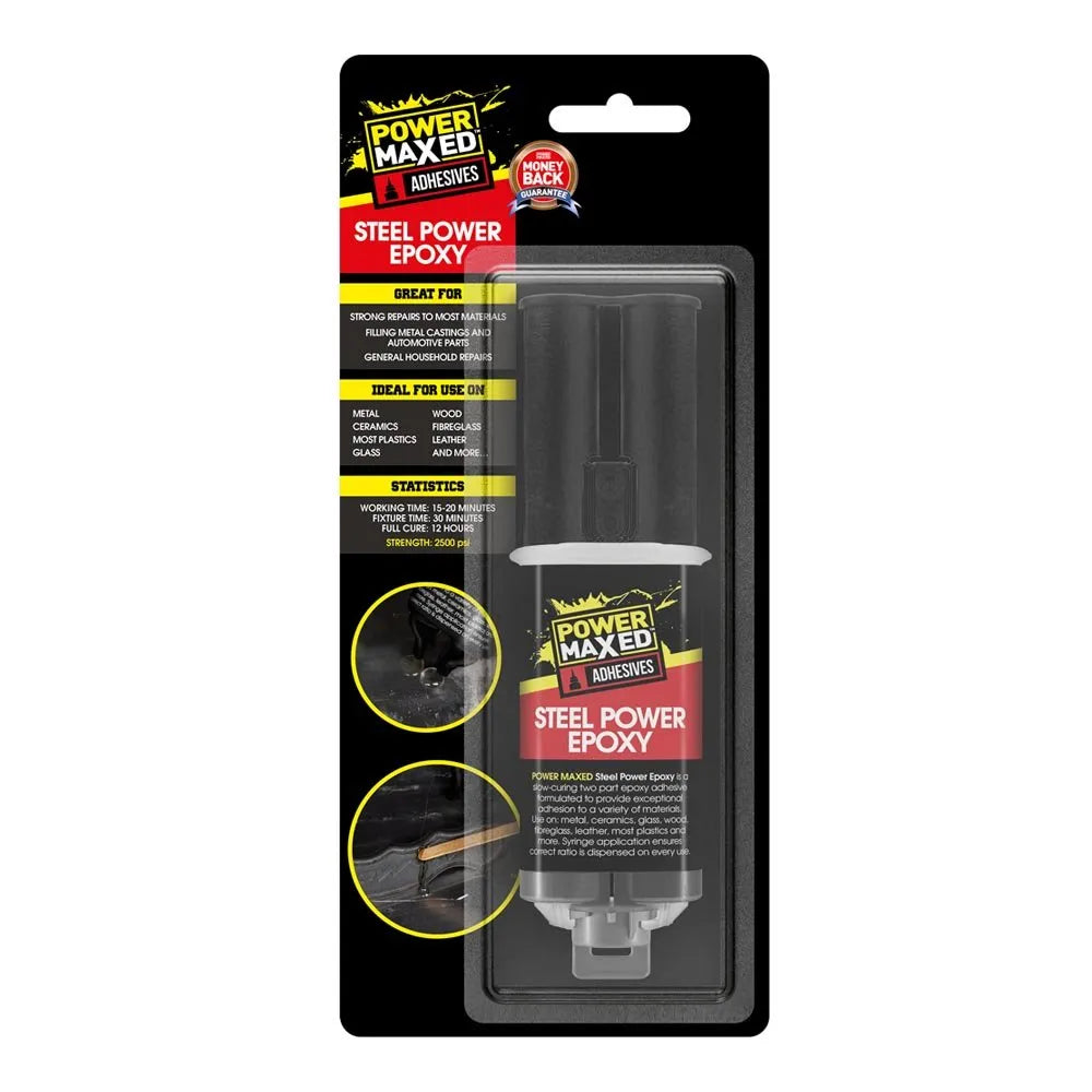Power Maxed Steel Syringe Power Epoxy