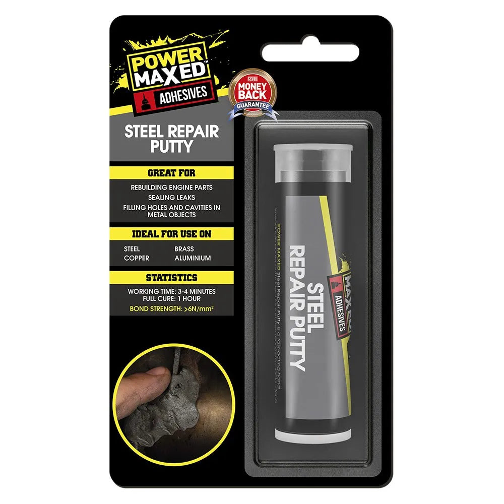 Power Maxed Steel Repair Epoxy Putty