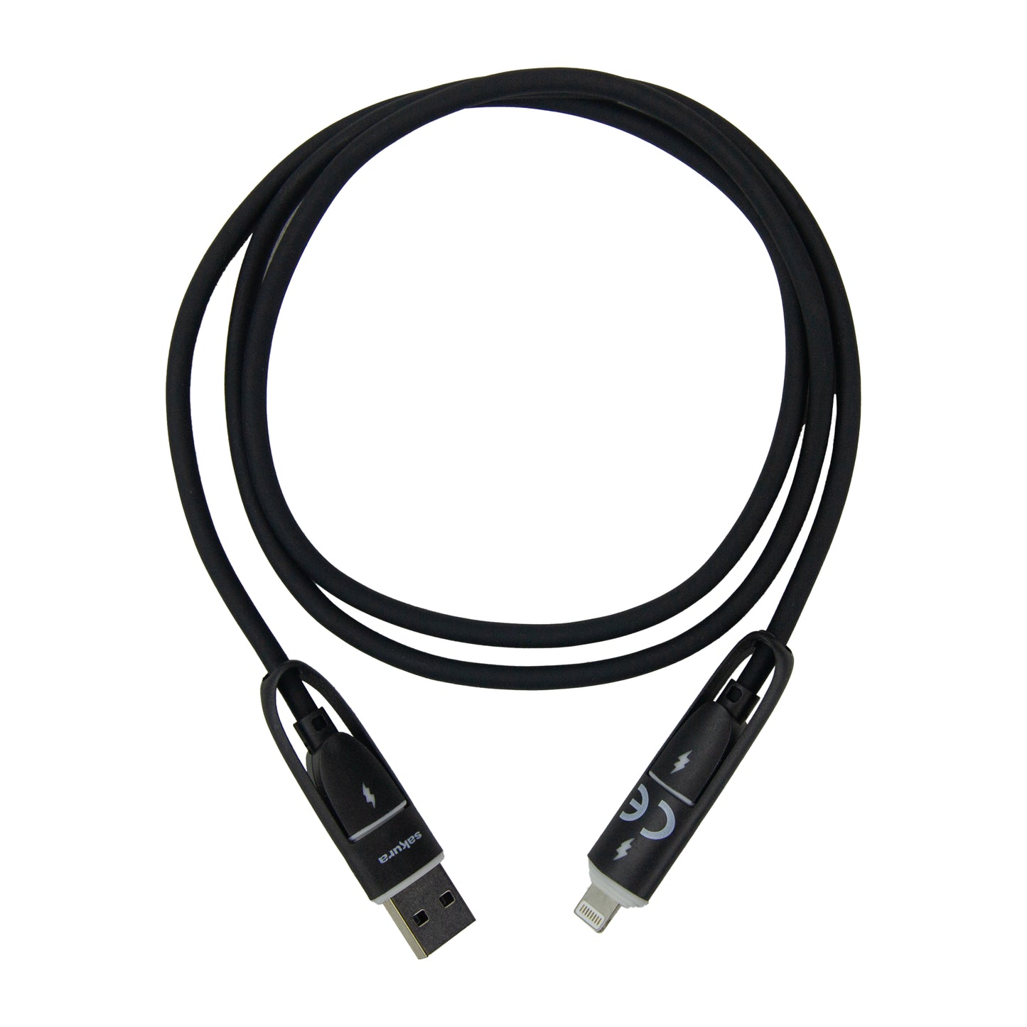 Sakura Multi USB Charging Cable And Type C