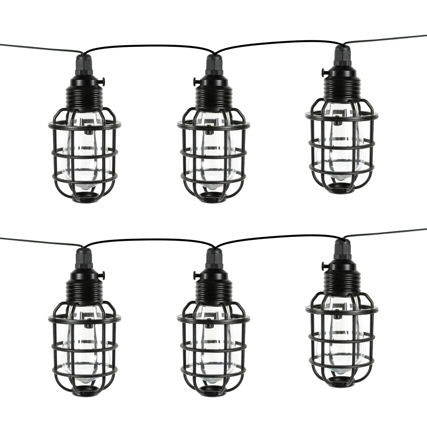 Timeless Caged Lantern String Lights