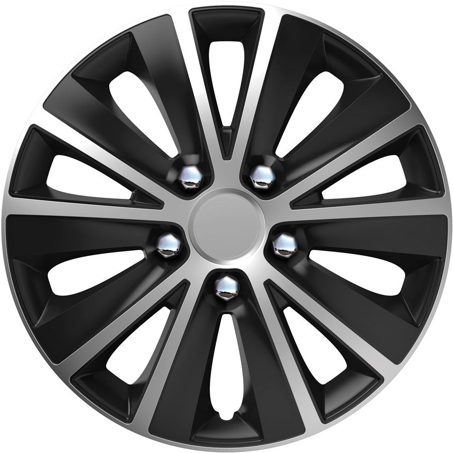 Versaco Rapide NC Black/Silver 13″ Wheel Trims