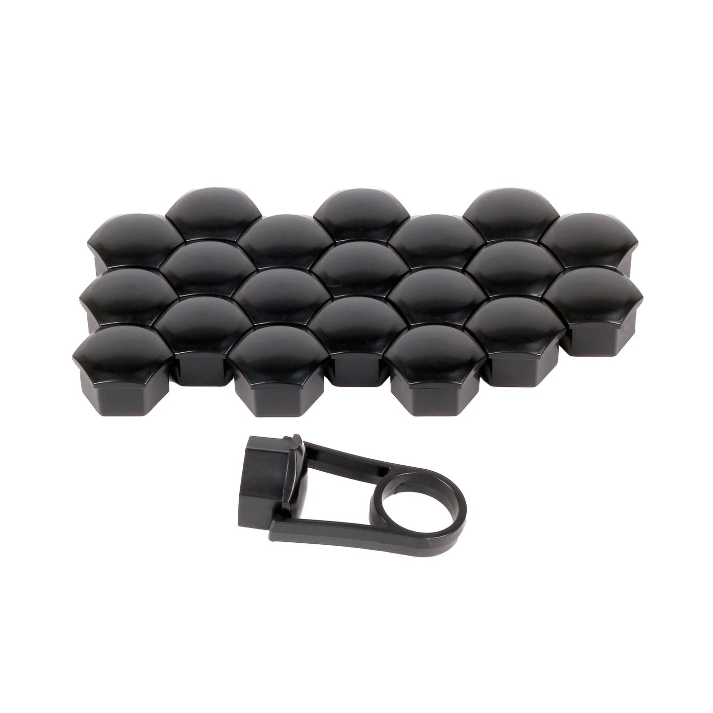 Versaco Wheel Nut Covers Black 17mm