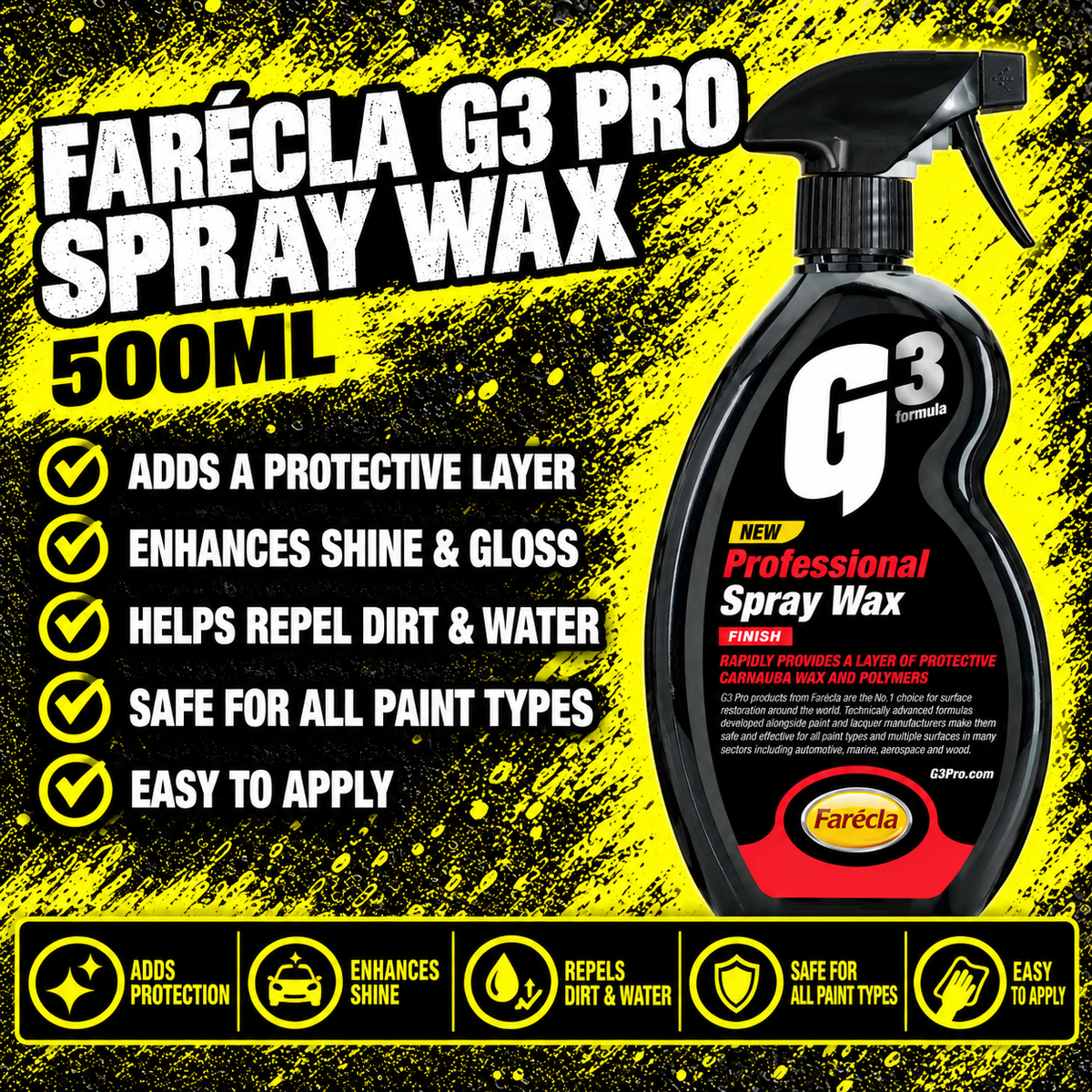 Farécla G3 Pro Spray Wax 500ml