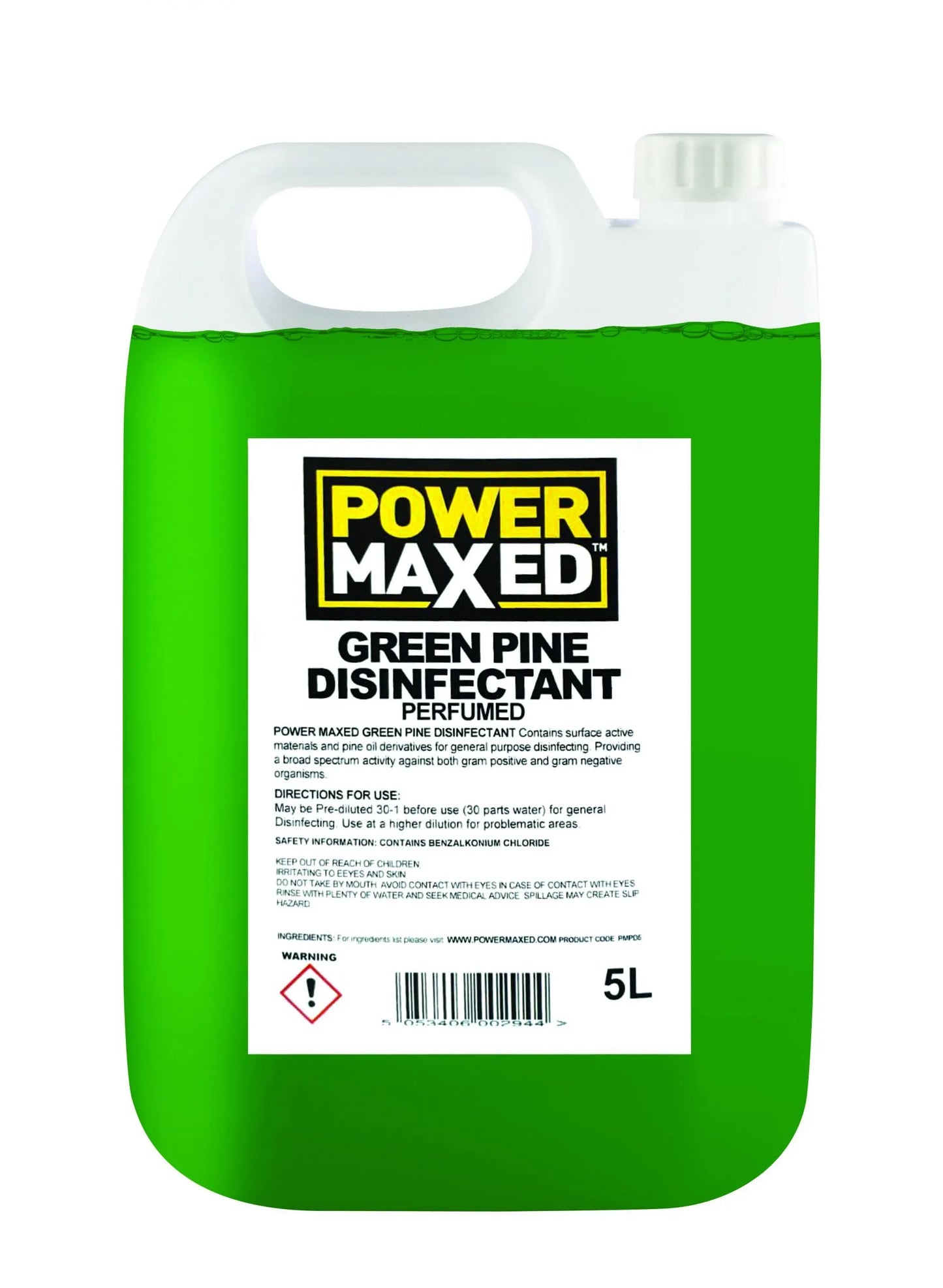 Power Maxed Green Pine Disinfectant Concentrated 5L
