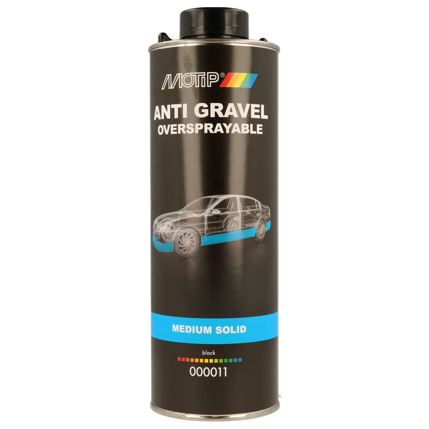 Motip Sprayable Stone Chip Spray Black 1L