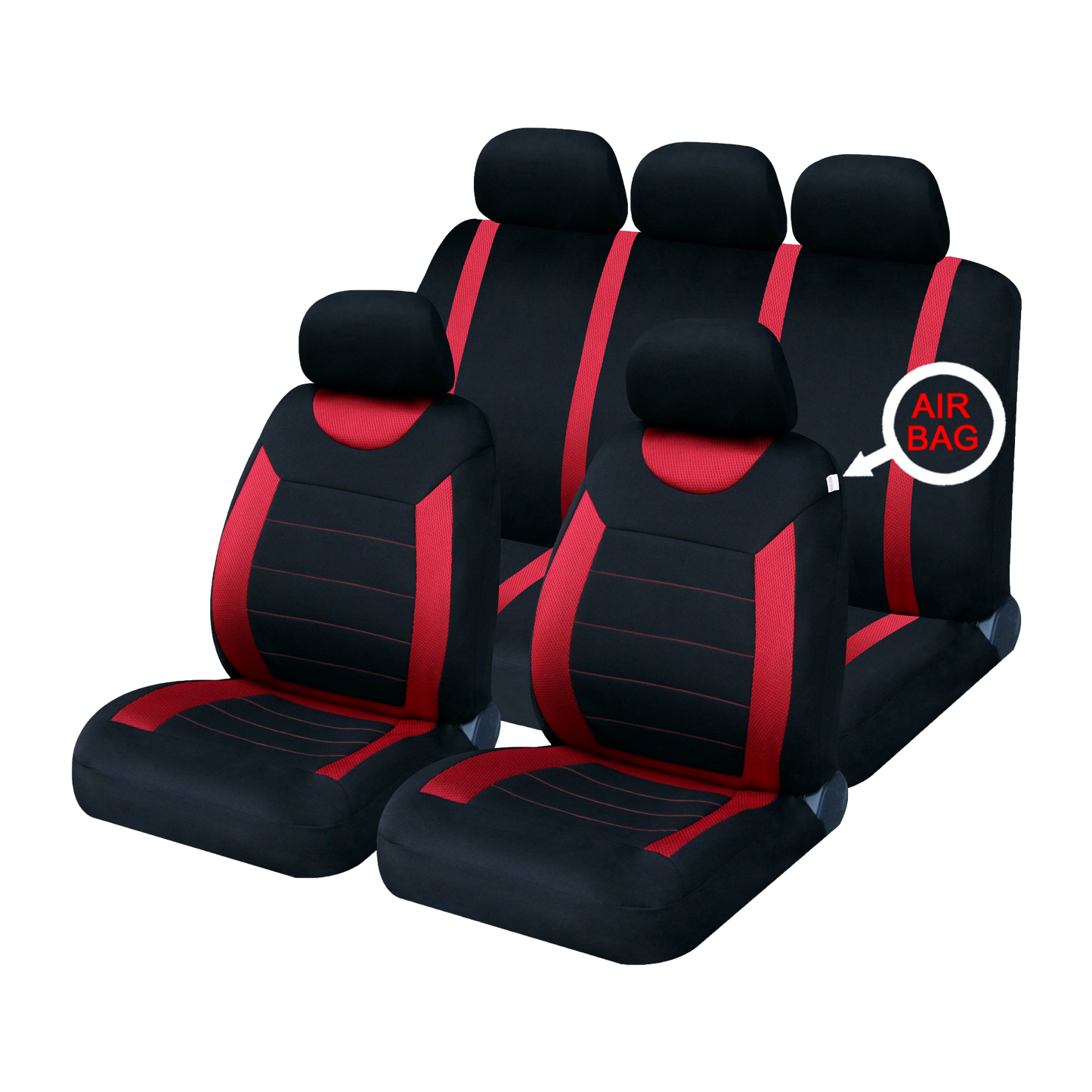 Sakura Carnaby Seat Covers Red