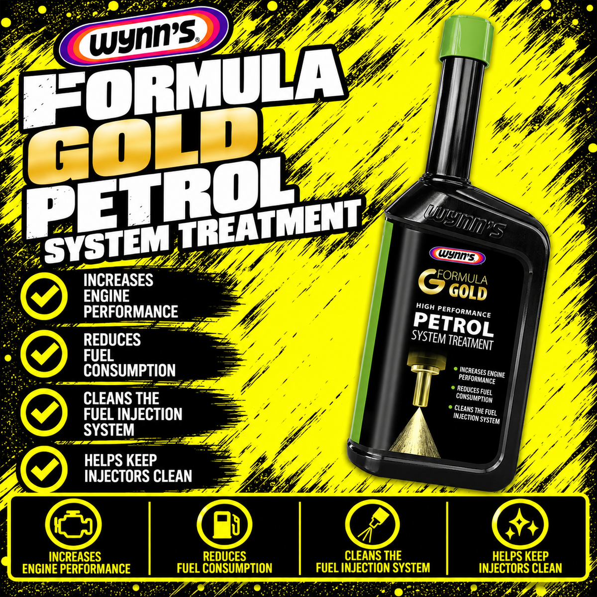 Wynn’s Formula Gold Petrol System Treatment 500ml