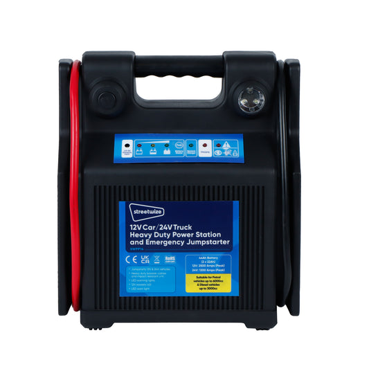 12V/24V 44Ah Heavyweight Power Station & Emergency Jumpstart (Petrol 6000cc/Diesel 3000cc)