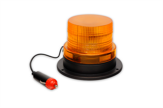 12V/24V Magnetic Amber LED Warning Flash Beacon