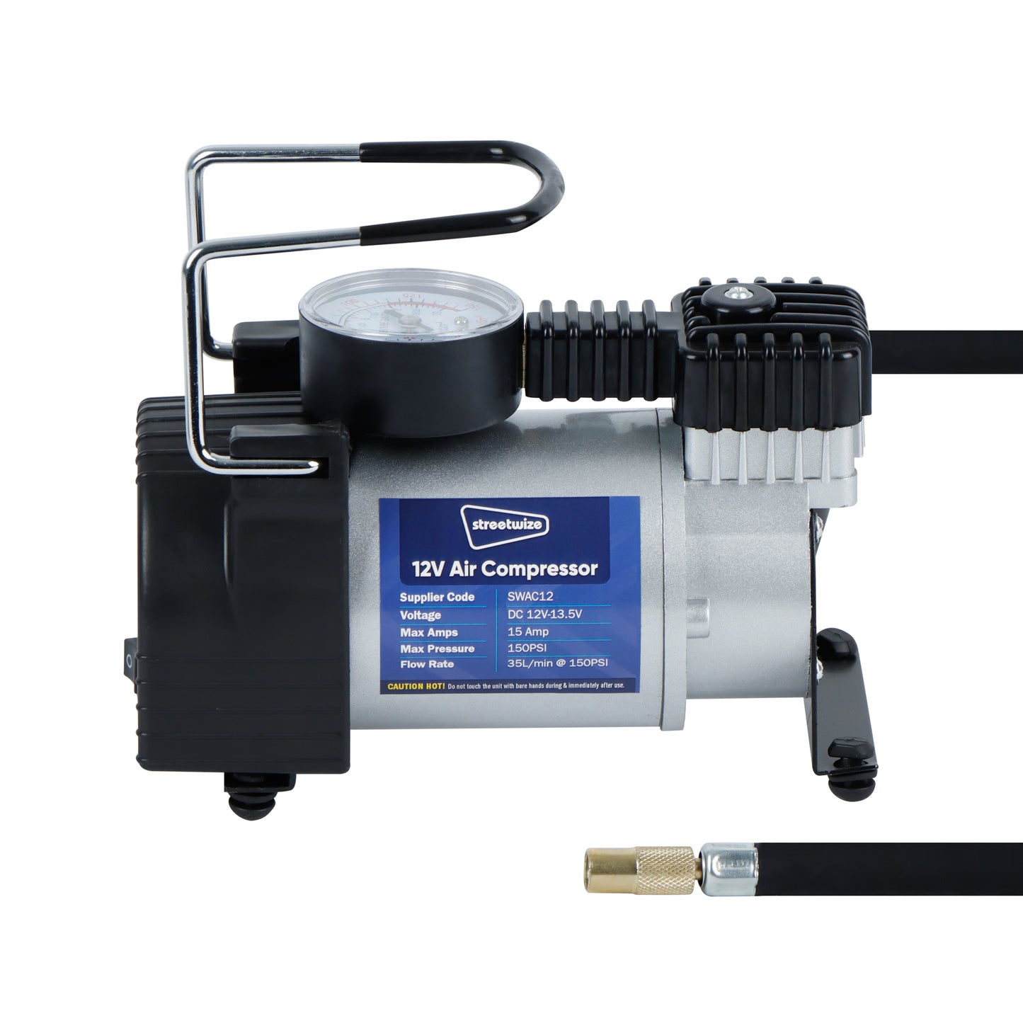 150PSI 12V Tornado Metal Air Compressor