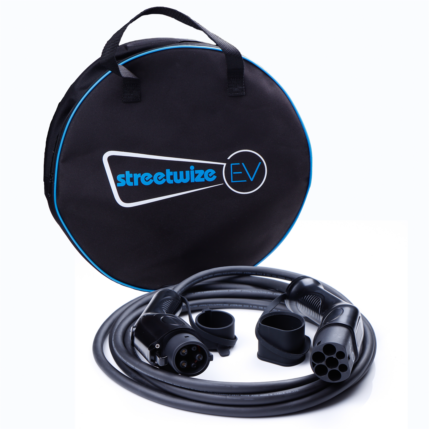 16A EV Charging Cable - Type 1 to Type 2 (Single Phase)