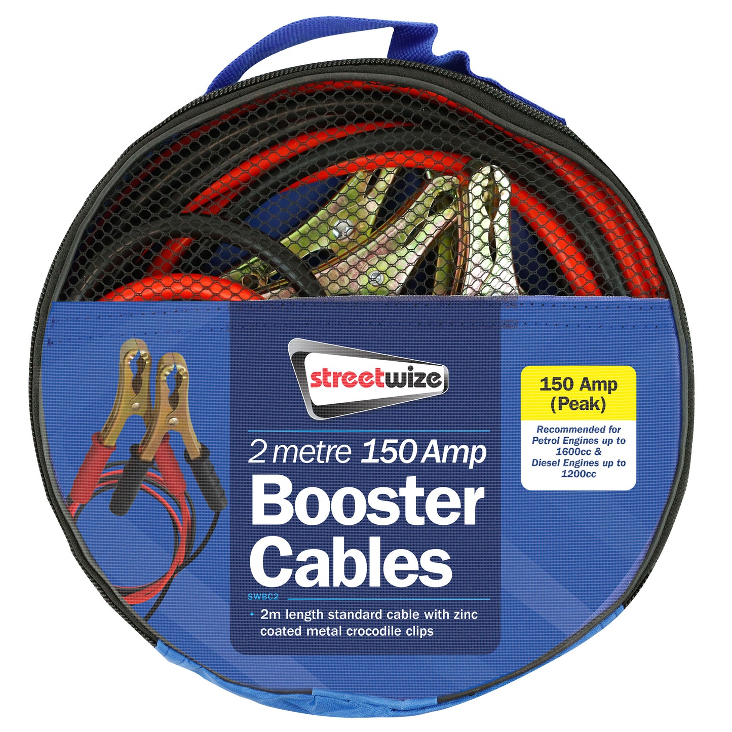 2M 150 Amp Booster Cables