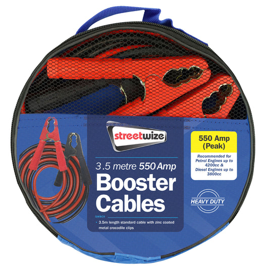 3.5M 500 (Peak) Amp Commercial Booster Cables