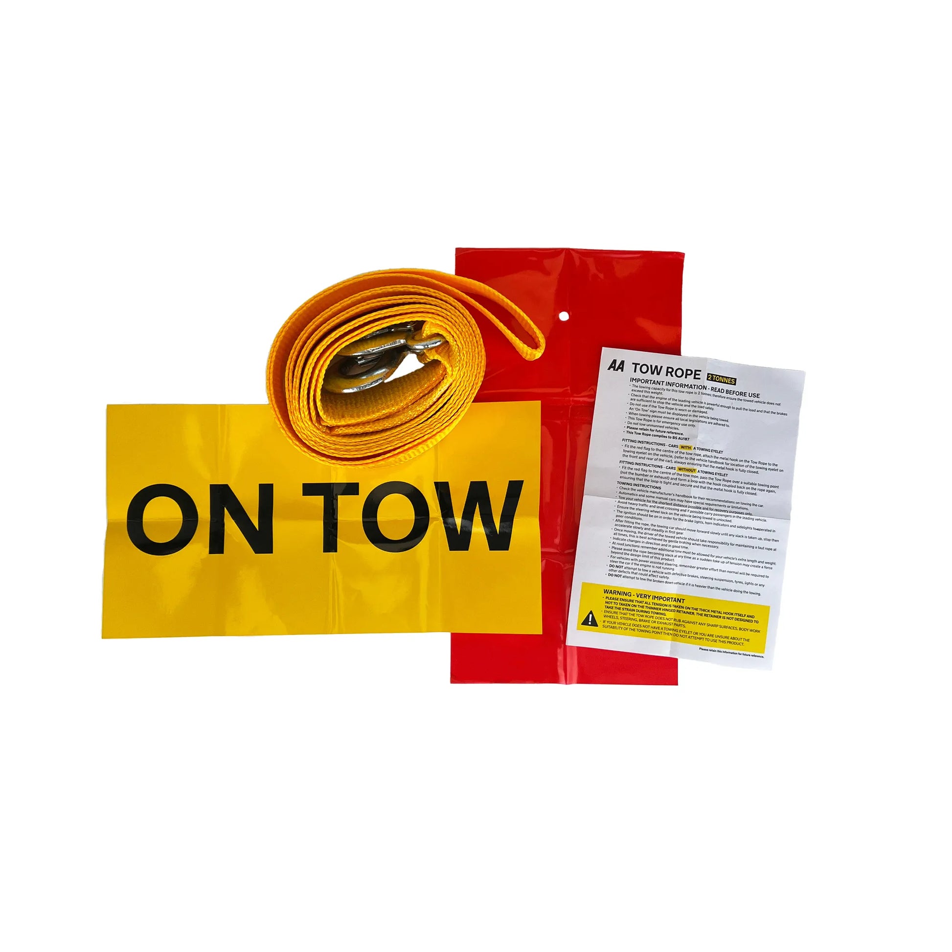 AA 2 Tonne Tow Rope 3.5m