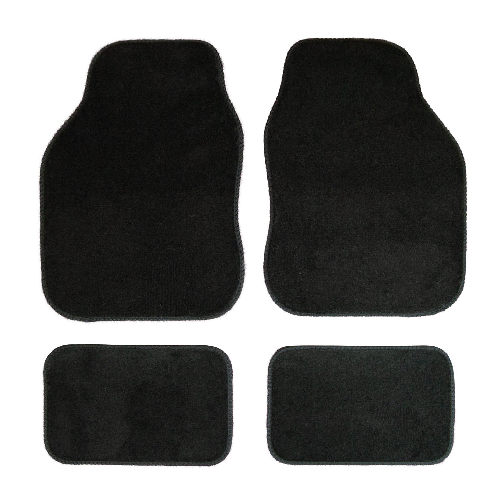 AA Black Deep Pile Plush and Heel-Pad