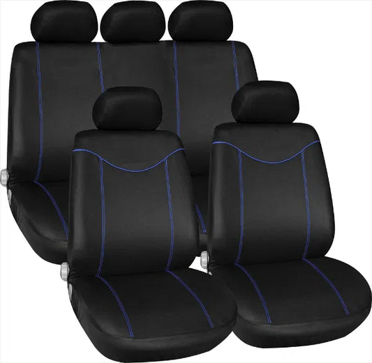 Alabama Seat Cover Set -Black/Blue