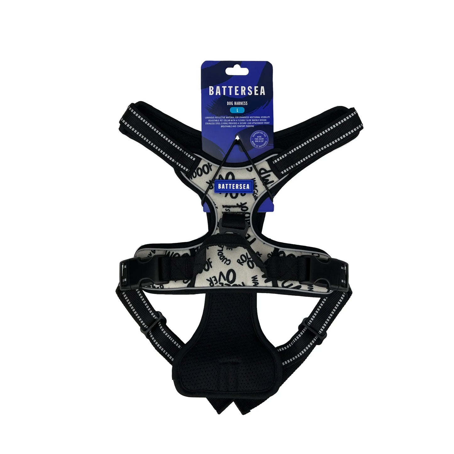 Battersea Black Dog Harness 