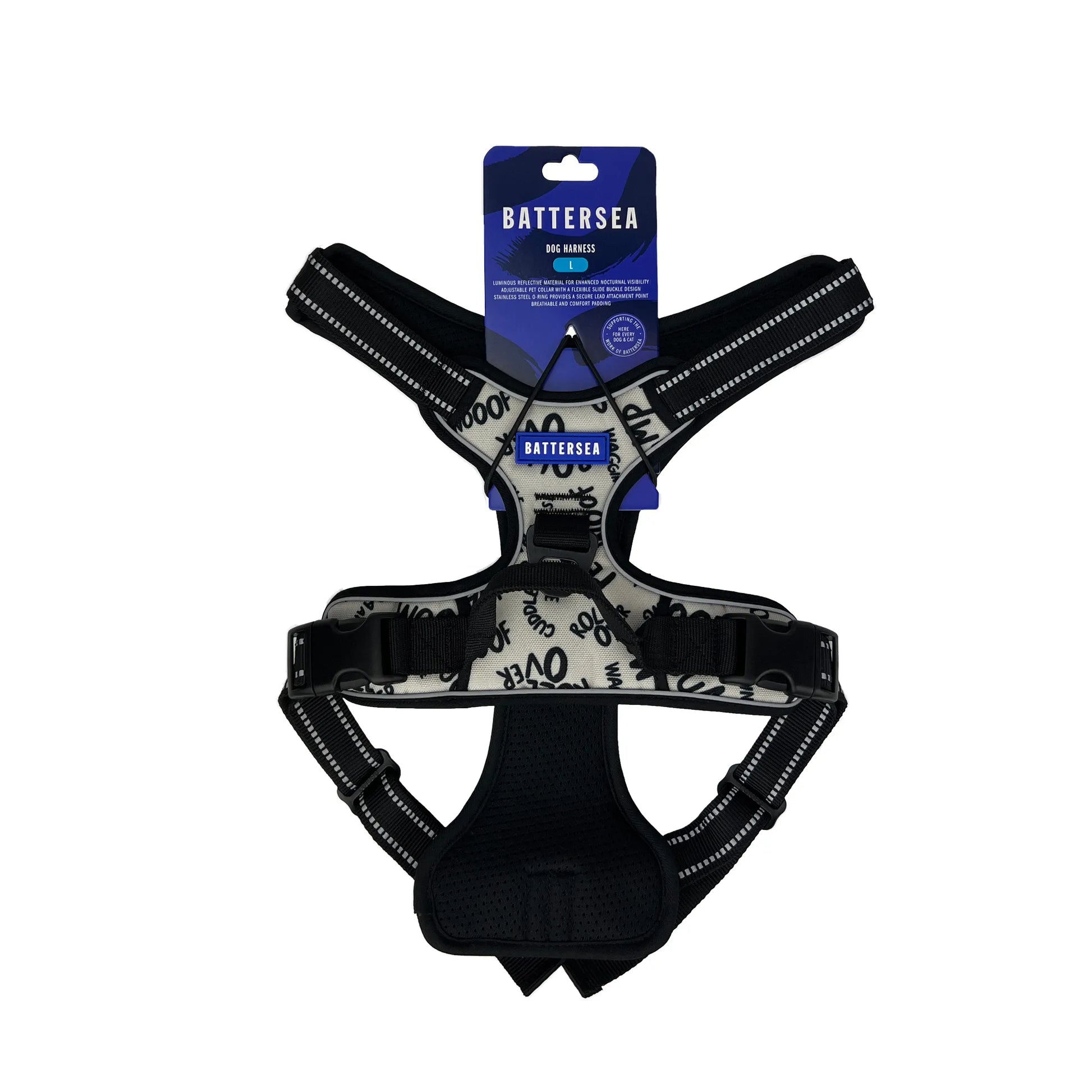 Battersea Black Dog Harness 