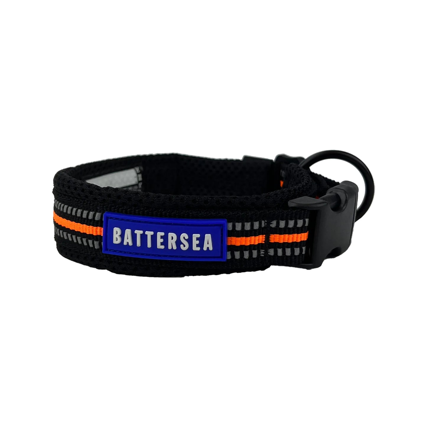 Battersea Reflective Dog Collar Orange
