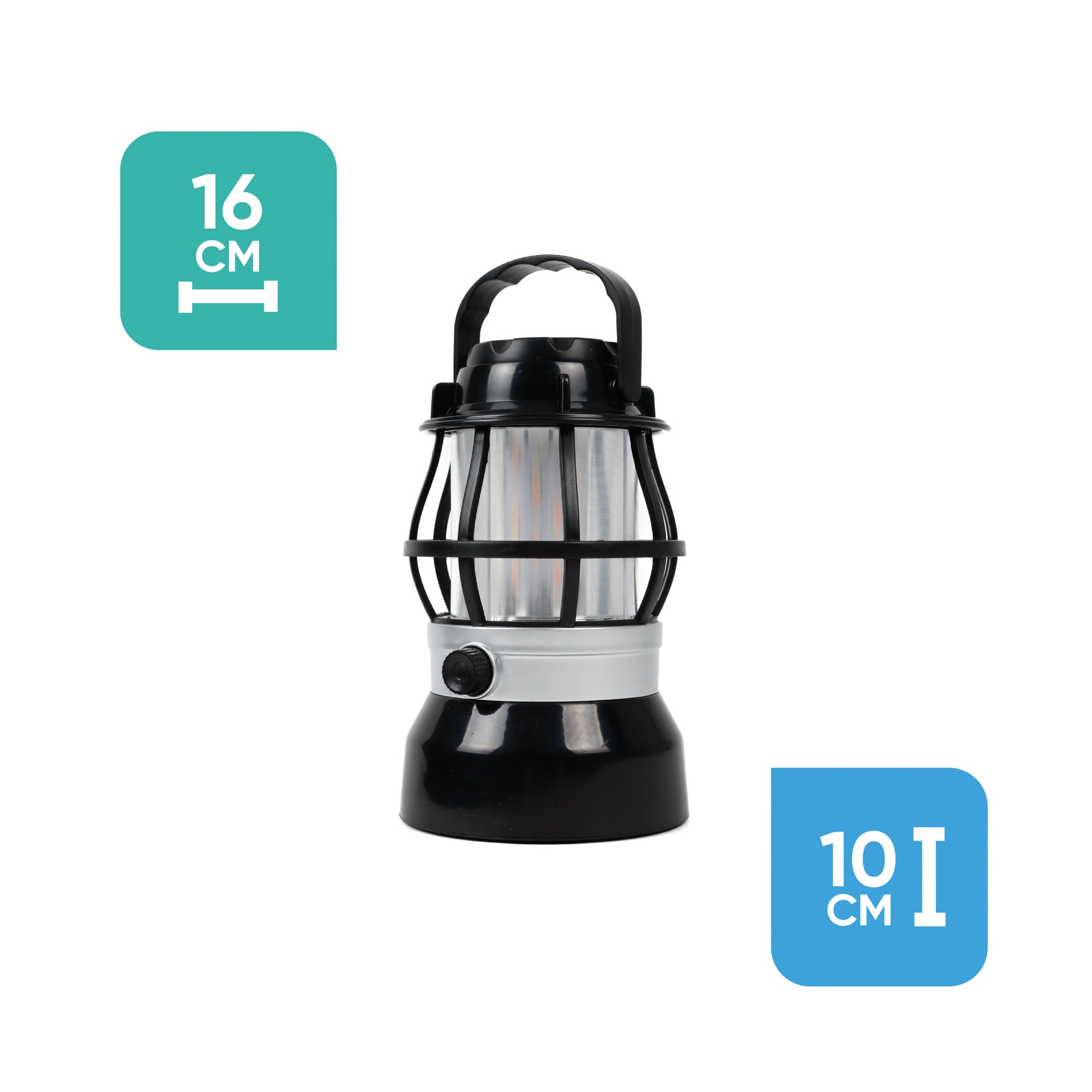 Camping Dimming Lantern With Flame 