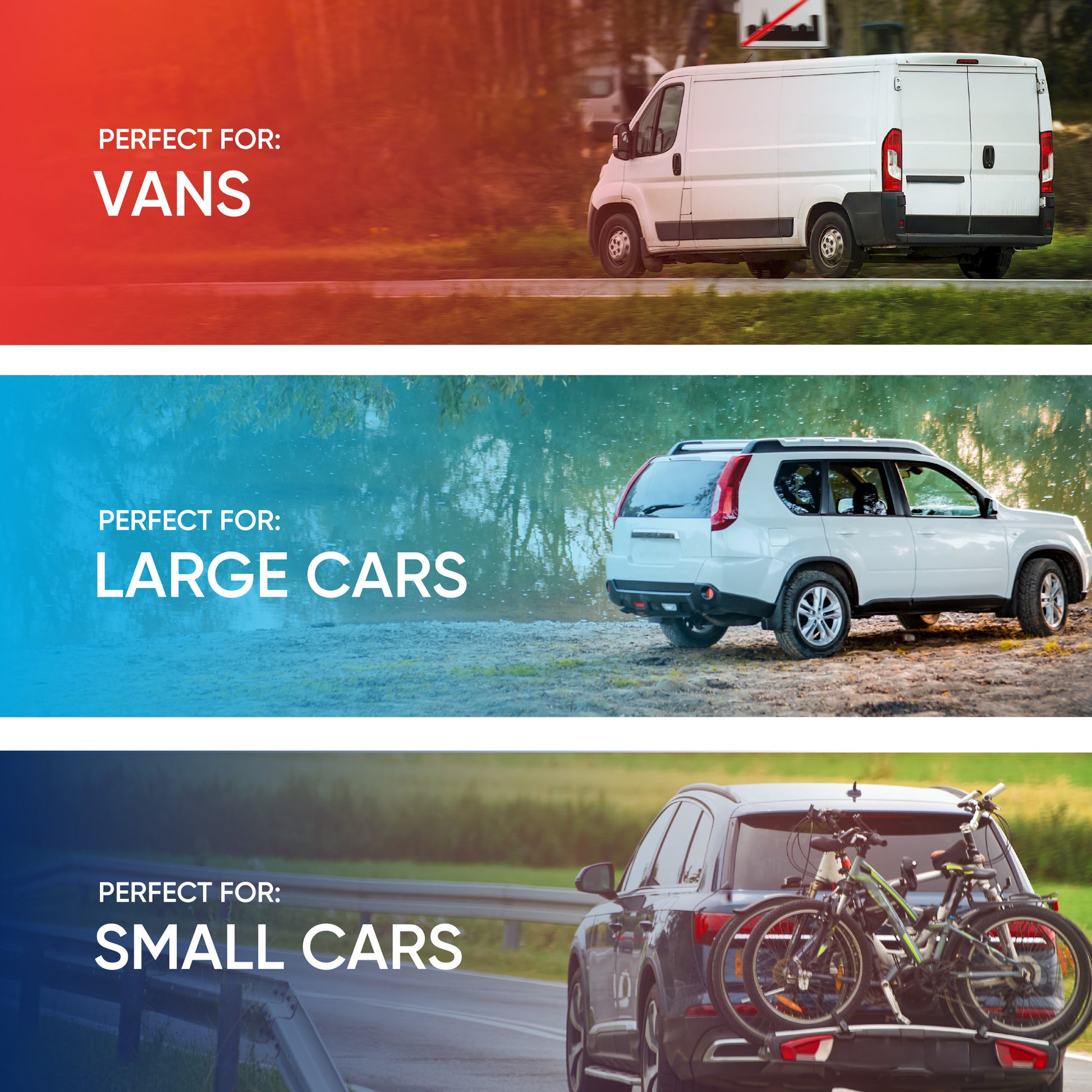 Car Detailing Kit For Vans, Small Cars And Large Cars 