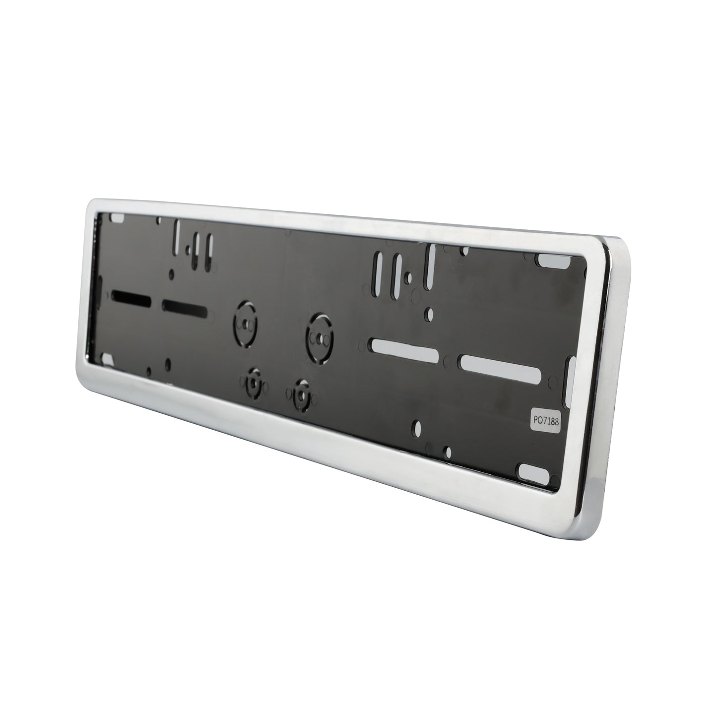 Chrome Urban X ABS Number Plate Holder With Backing Plate