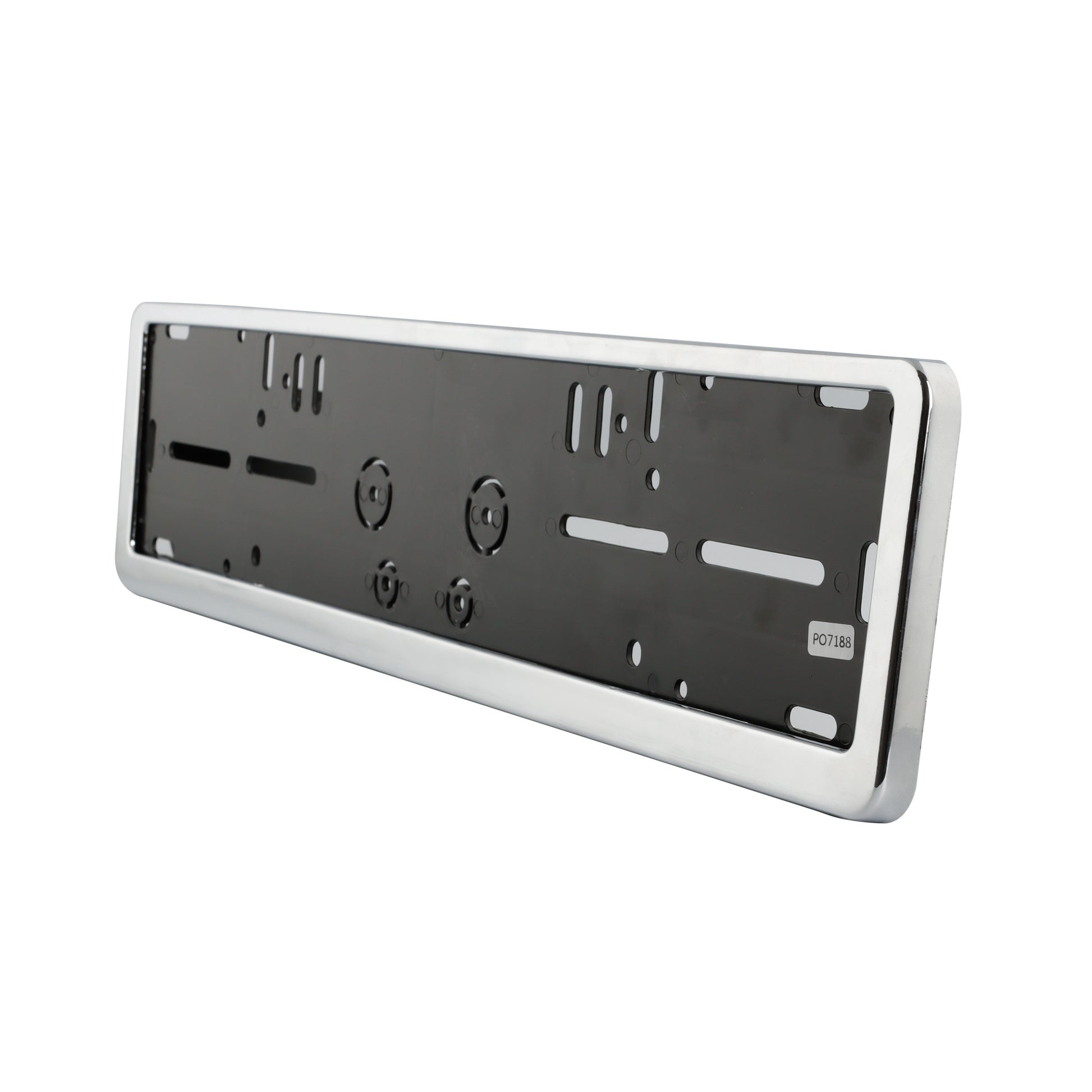 Chrome Urban X ABS Number Plate Holder With Backing Plate