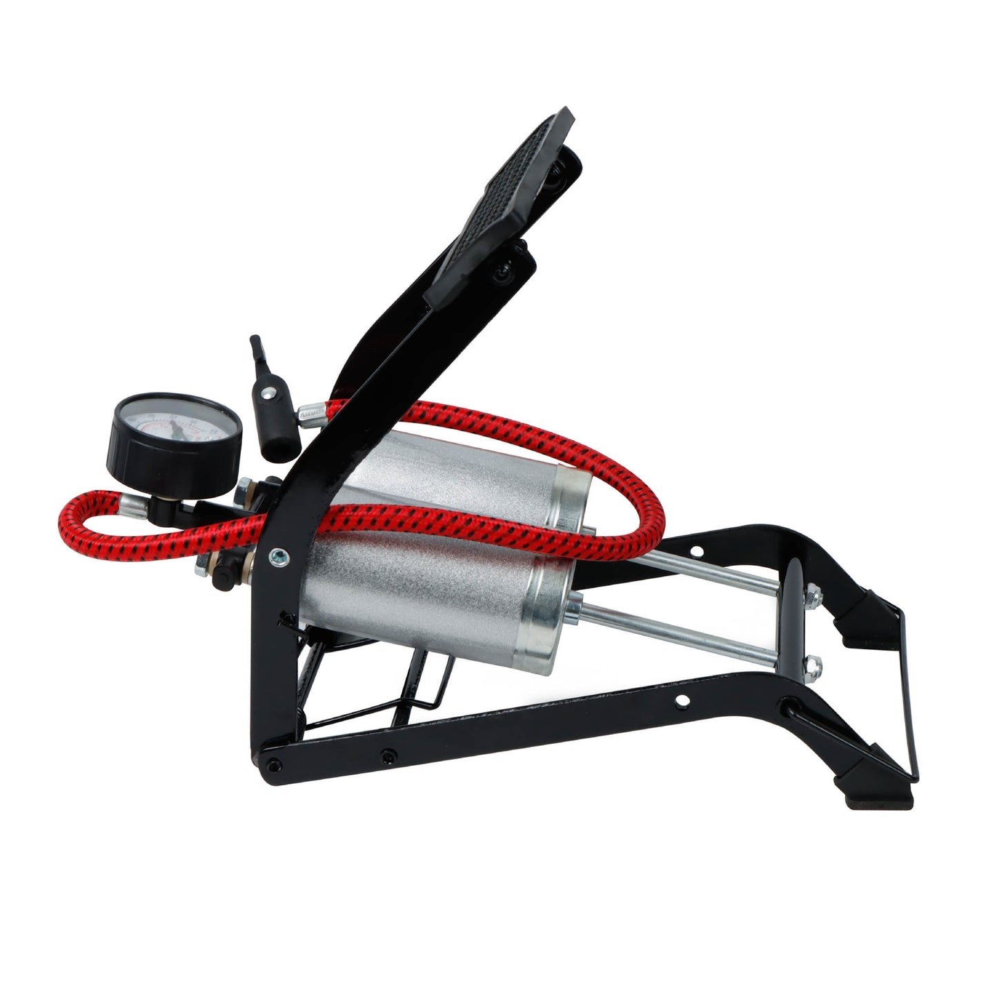 Deluxe Quality Twin Cylinder Foot Pump-270 Gauge