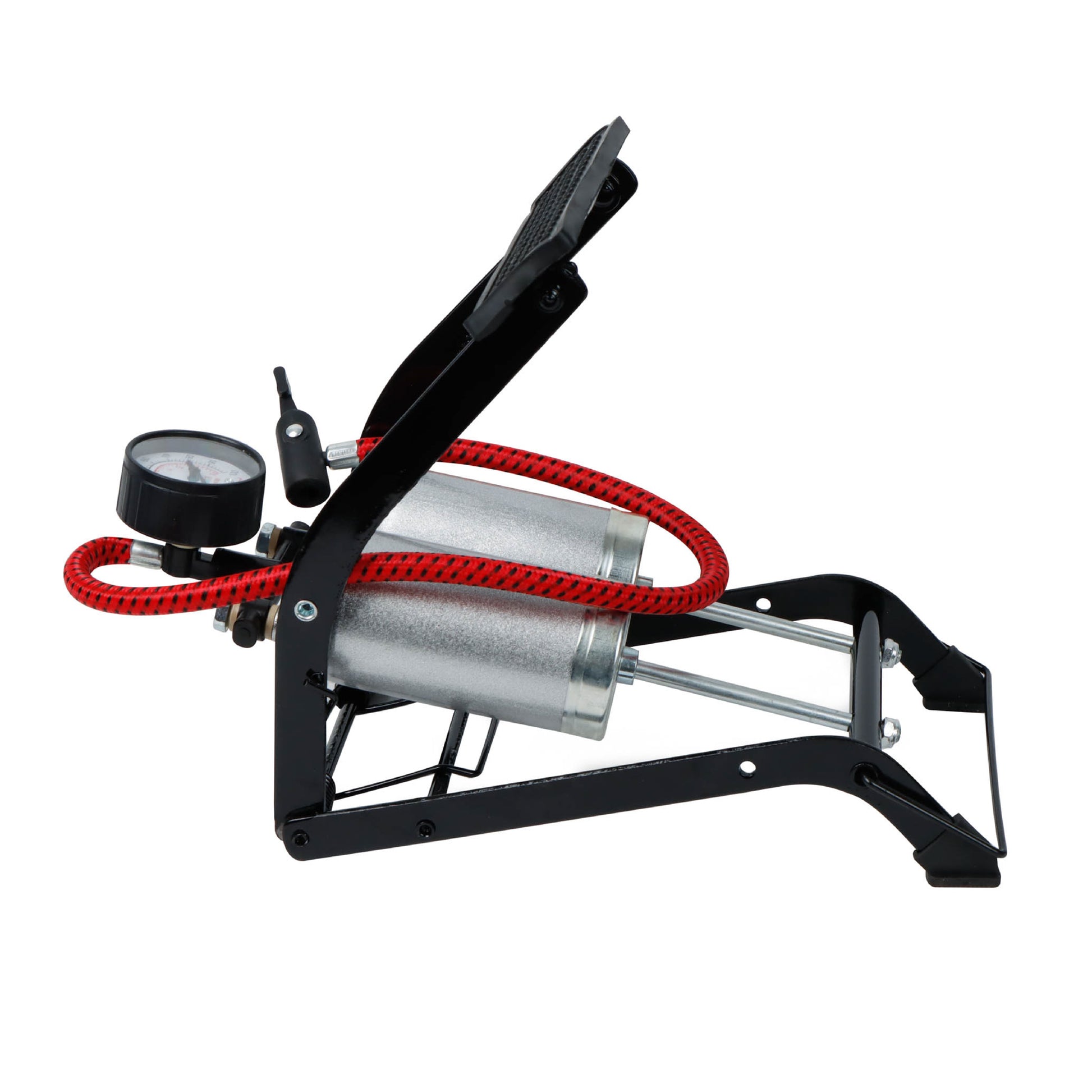 Deluxe Quality Twin Cylinder Foot Pump-270 Gauge
