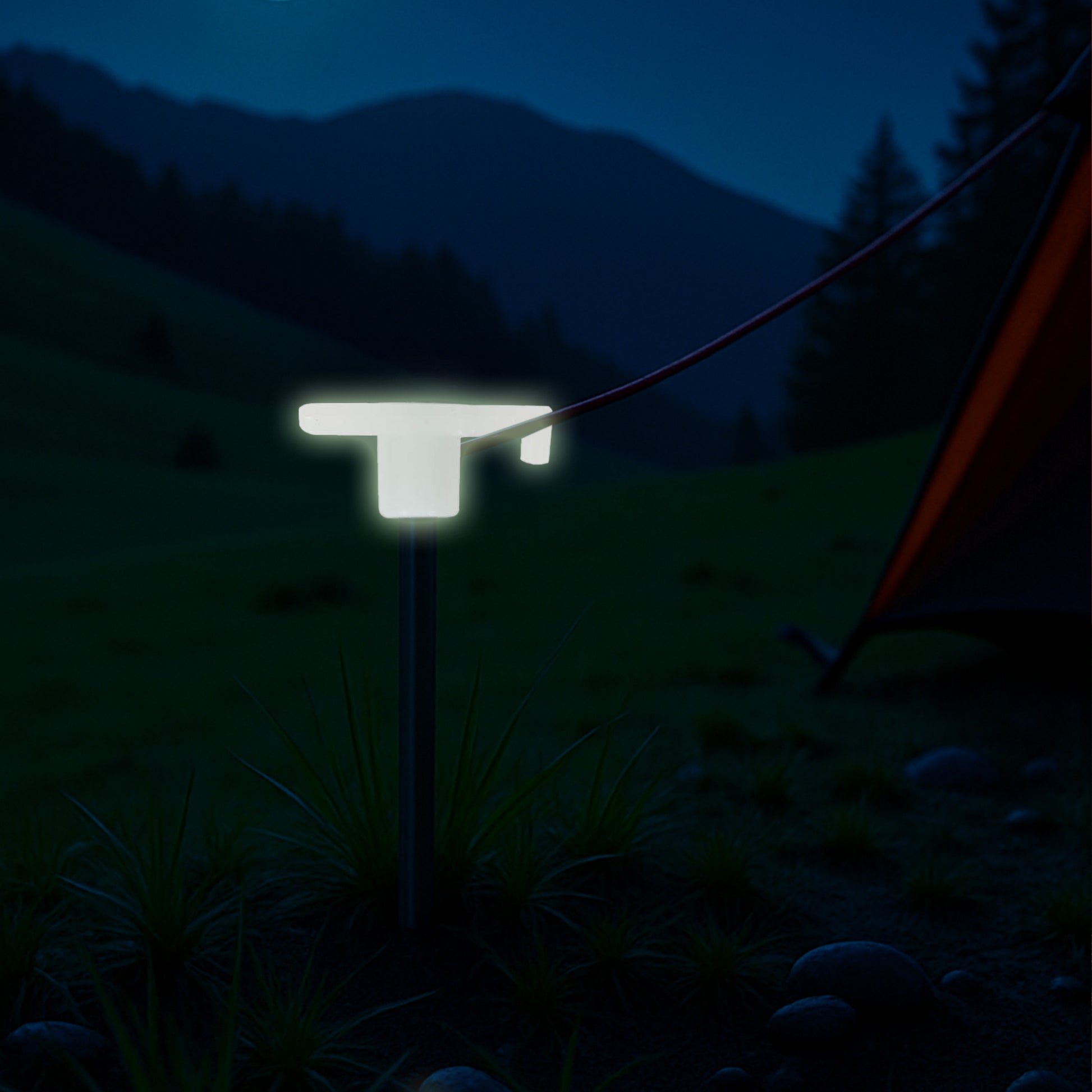 Glow In The Dark Camping Pegs 
