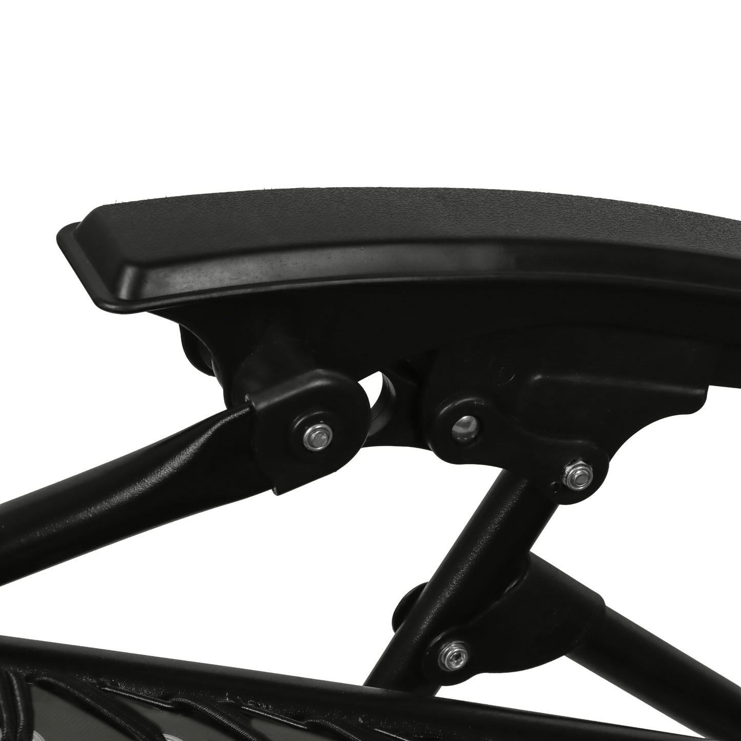 Grey Folding Chair With Black Frame 