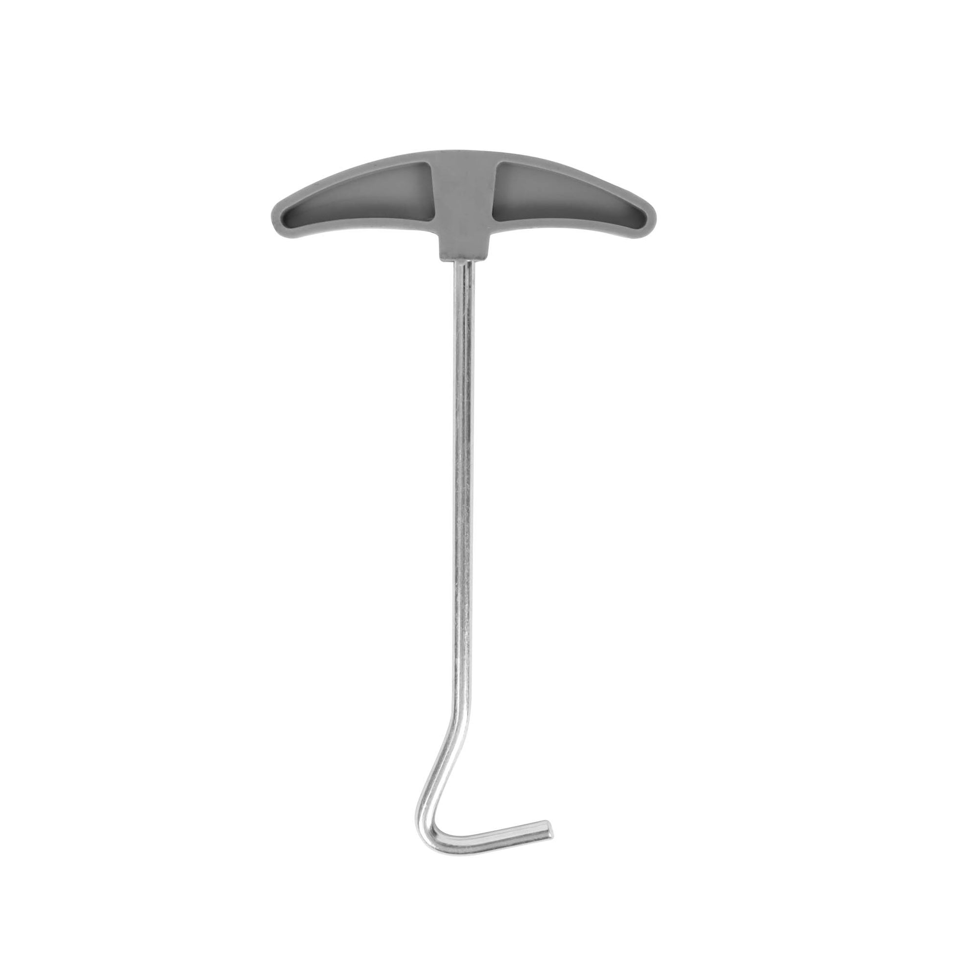 Grey Handle Metal Hook 