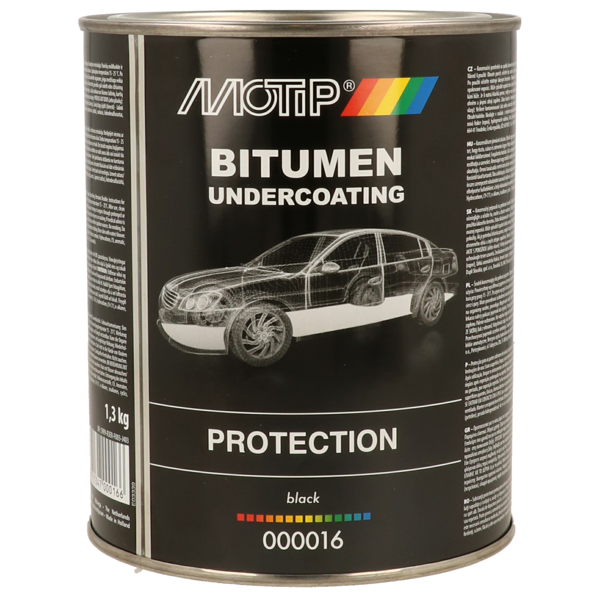 Bitumen Rut Resistant MOTIP Bitumen Underbody Protection – Flexible Rust Barrier – Street Rhino