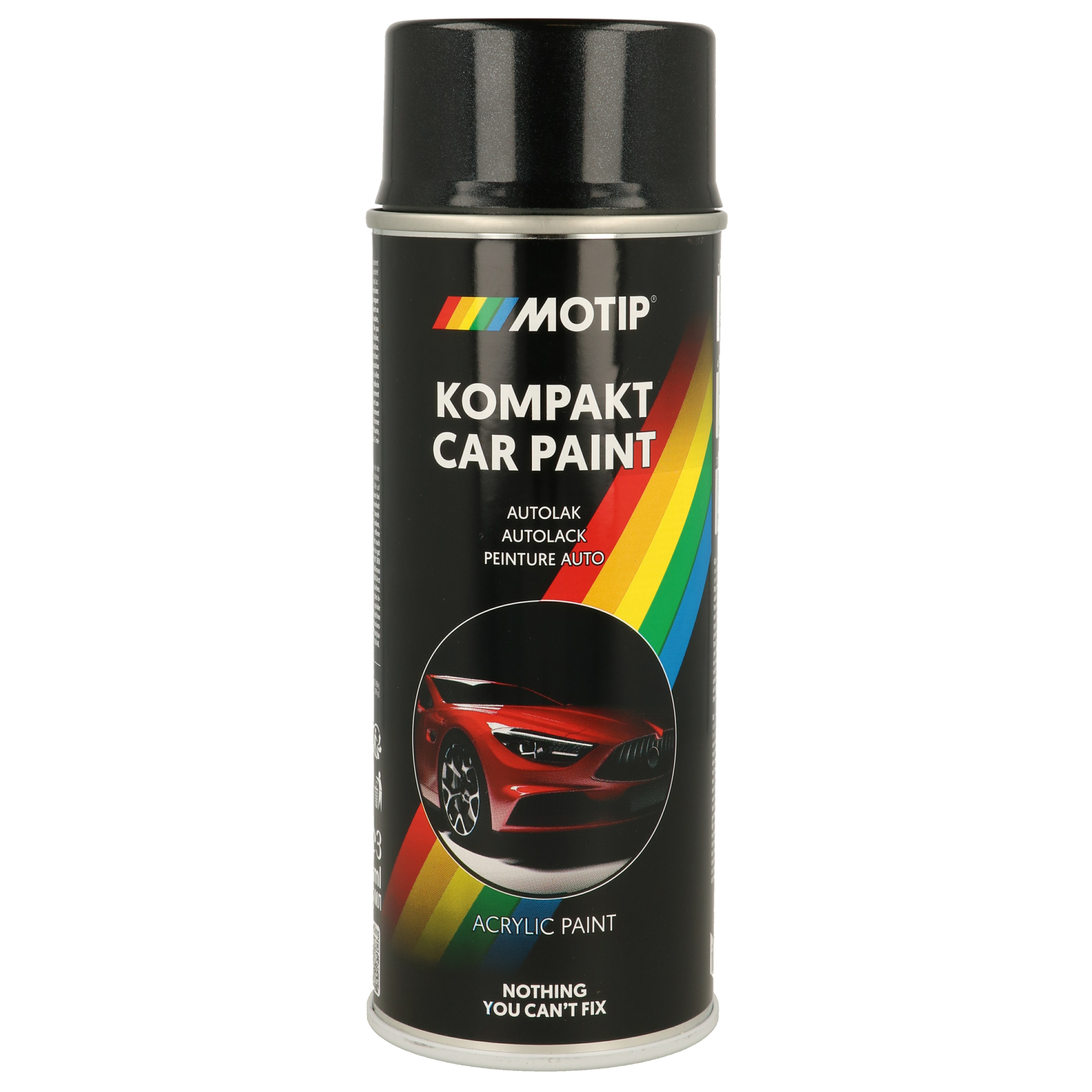 Motip Black Metallic Car Paint 