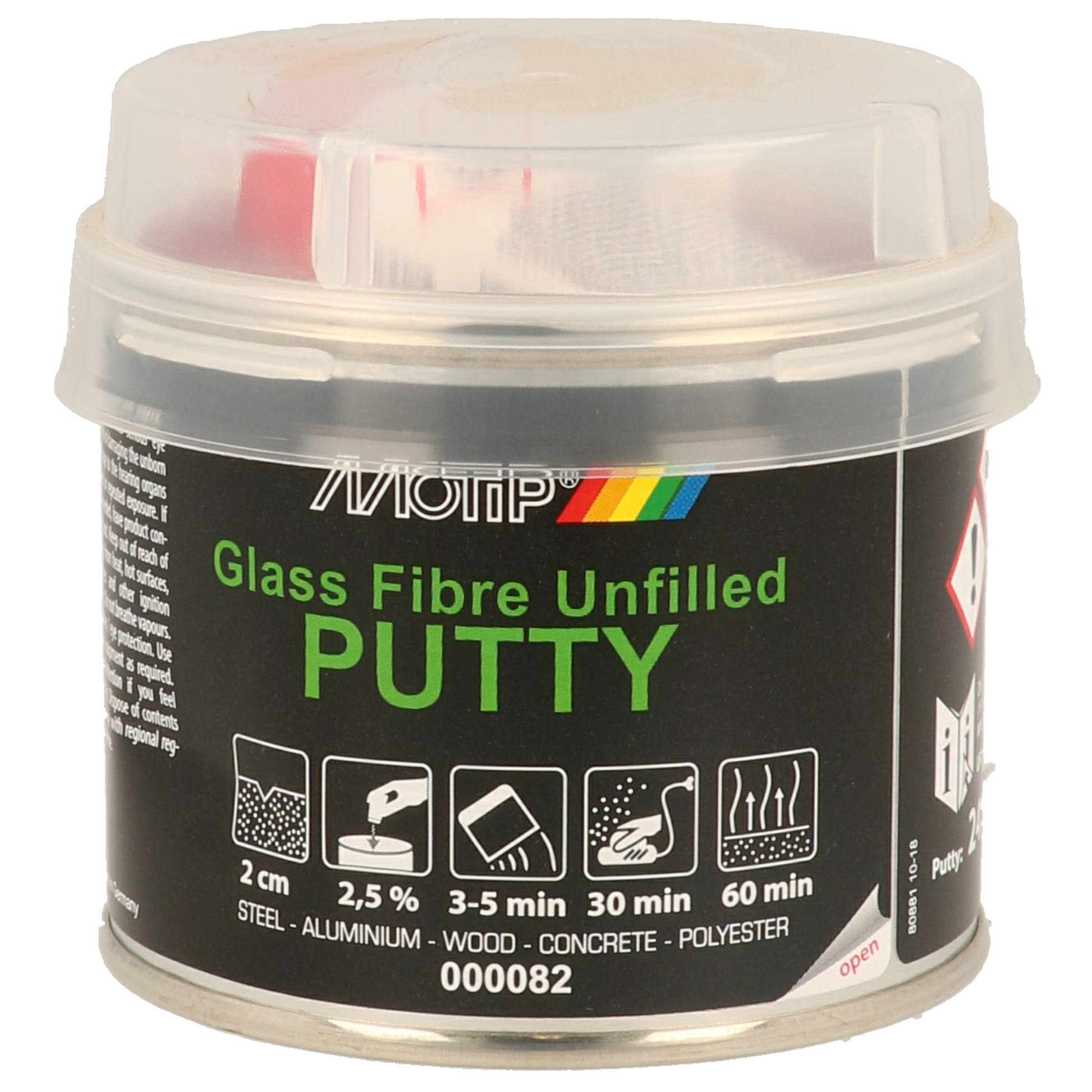 Motip Fibre Putty Unfilled 250 Gr