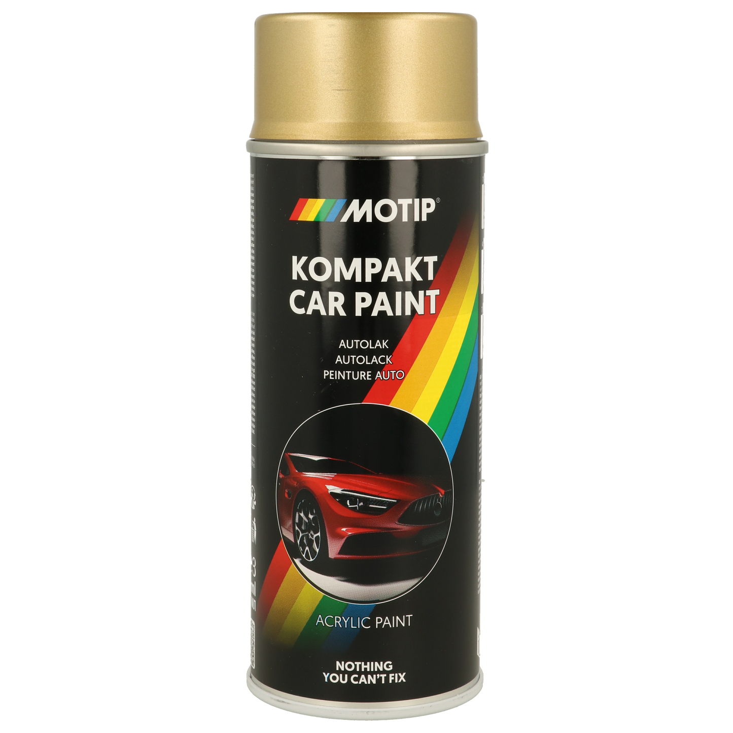 Motip Kompakt Gold Metallic Spray Paint 