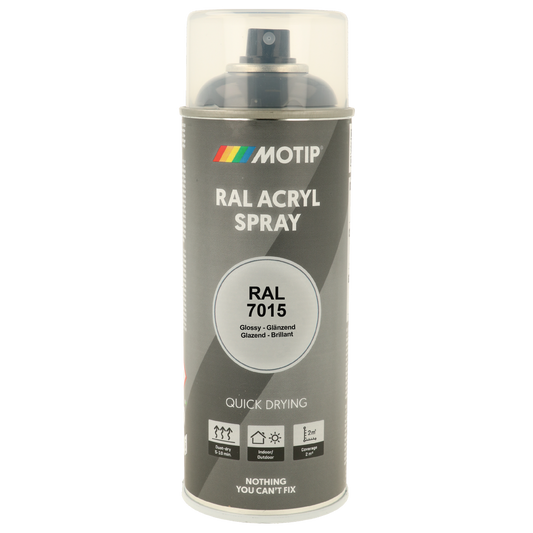 Motip RAL7015 High Gloss Slate Grey Spray Paint