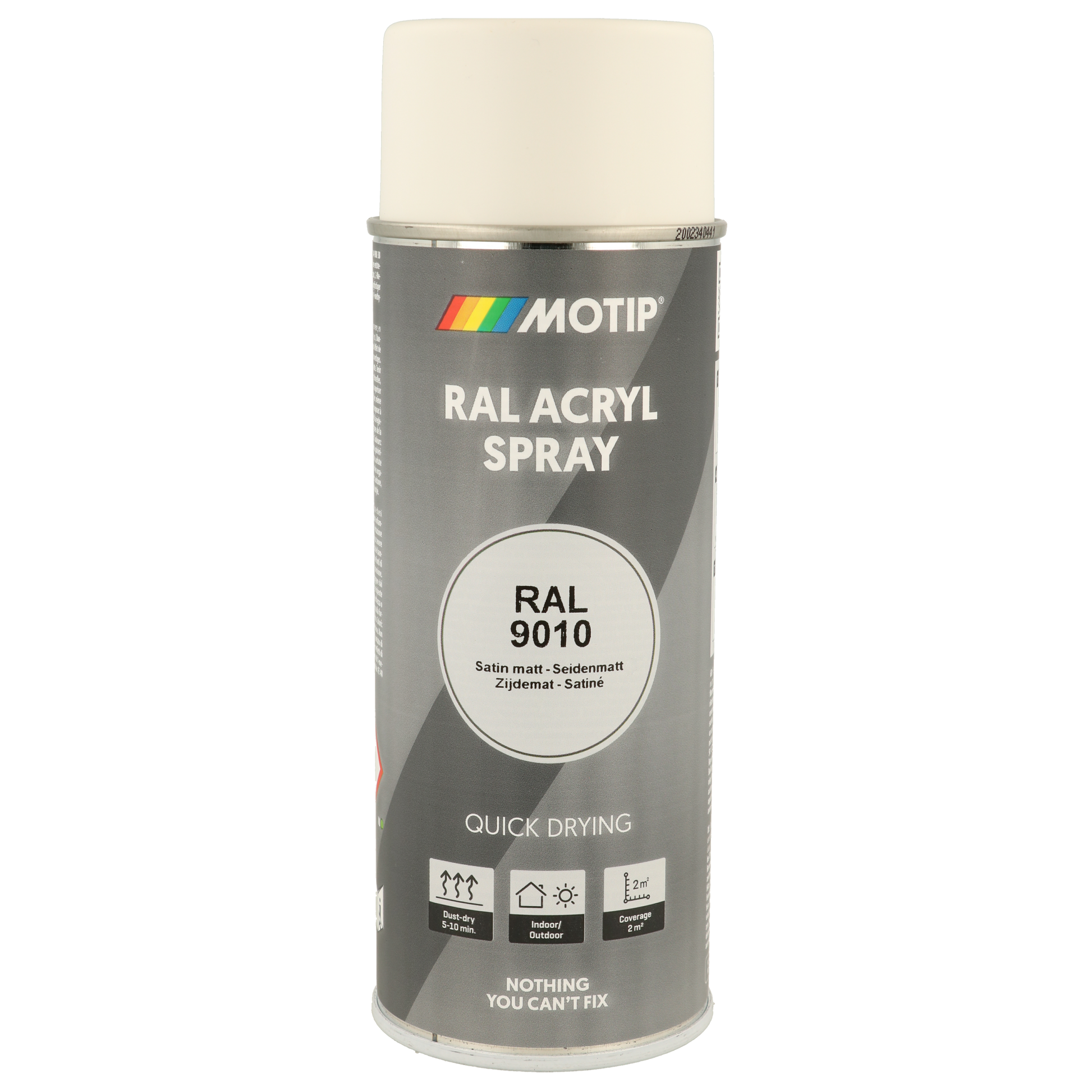 Motip RAL 9010 Satin Matt Pure White 
