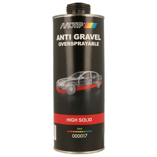 Motip Sprayable Stone Chip Black High Solid 1L