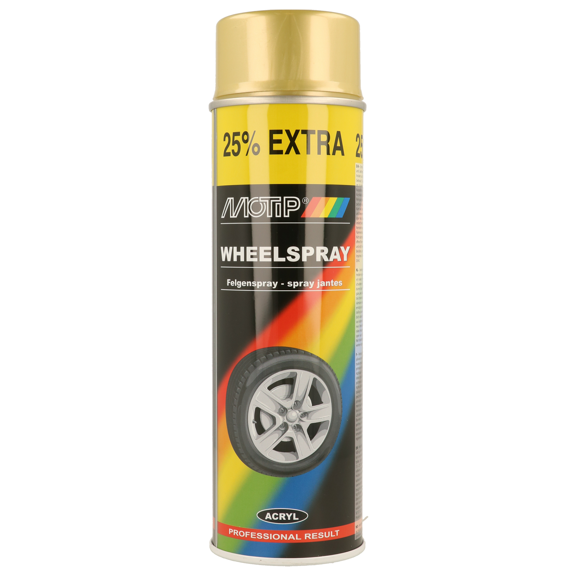 Motip Wheel Gold Spray 500ml