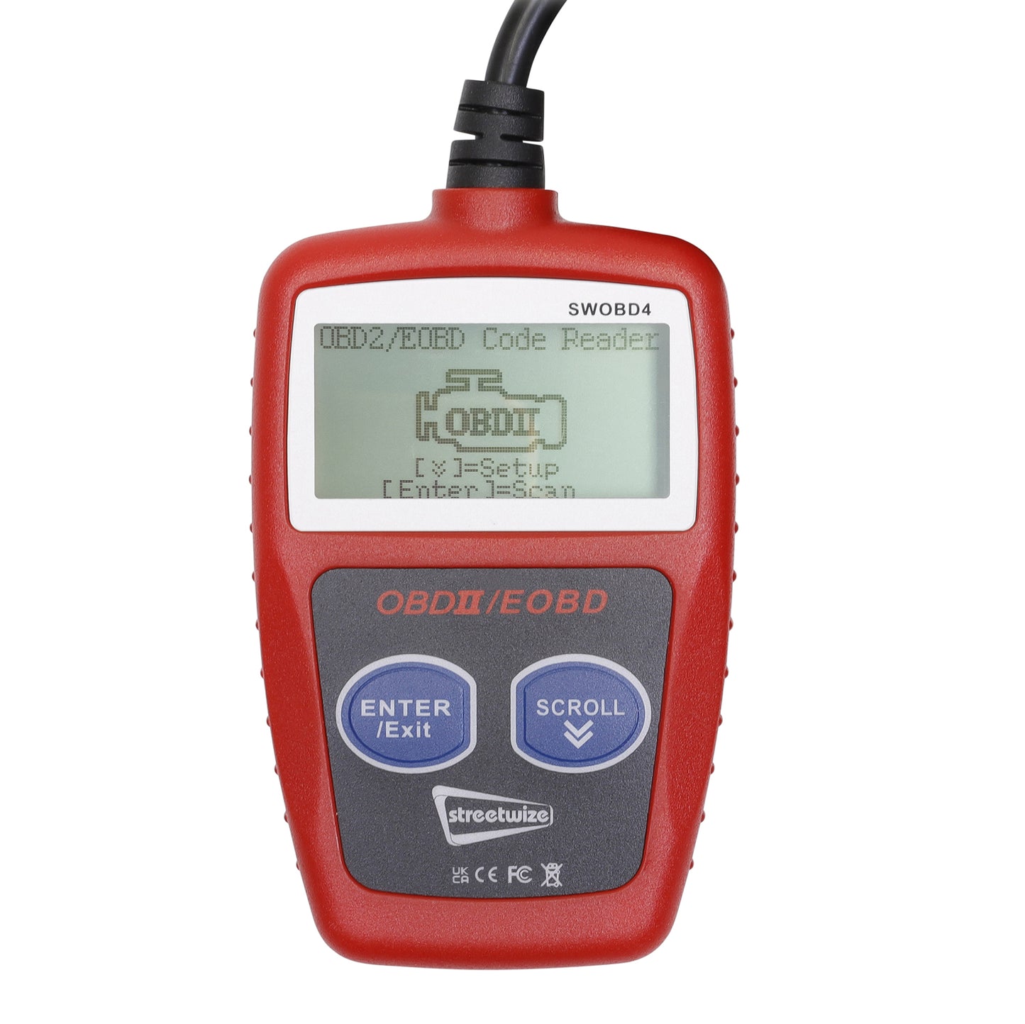 Multilingual Large Screen OBDII Code Reader