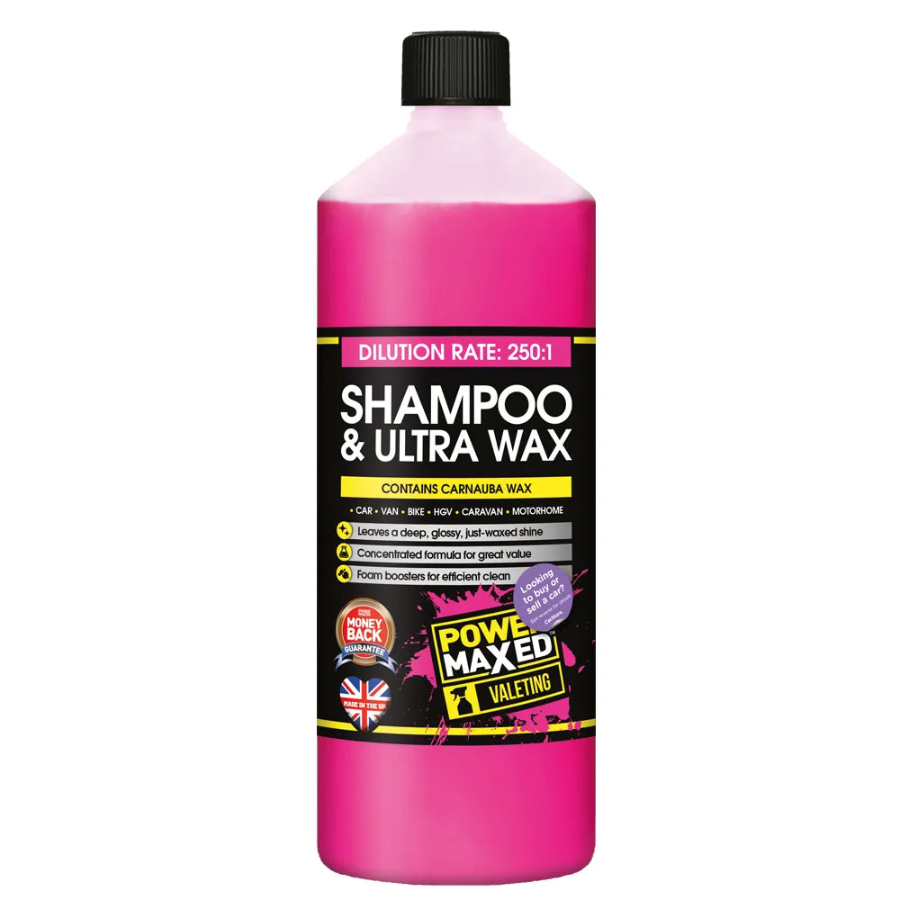 Power Maxed Pink Shampoo And Utra Wax 500ml
