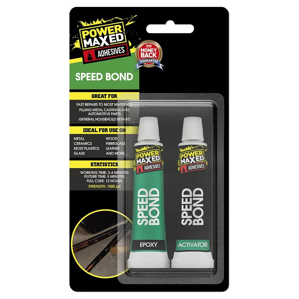 Power Maxed Speed Bond Twin Tubes Epoxy