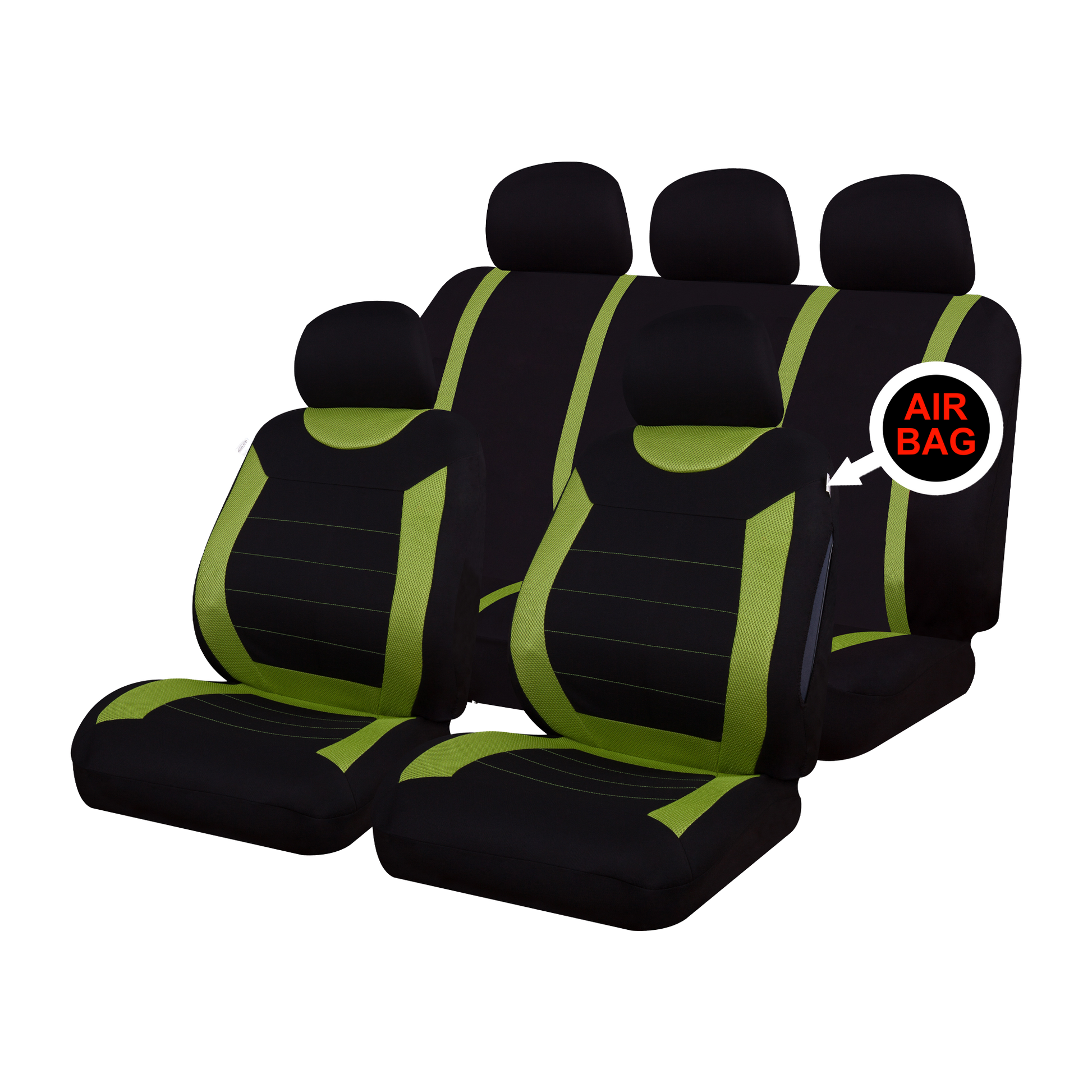 Sakura Carnaby Seat Covers  Green