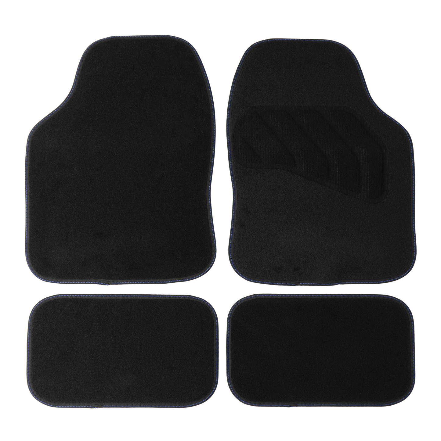 Sakura Flux Carpet Mat: Welded Heelpad Dark Blue